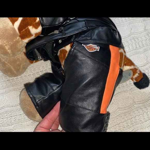 Build-A-Bear/Harley Davidson Leather Jacket Giraff - Picture 6 of 11